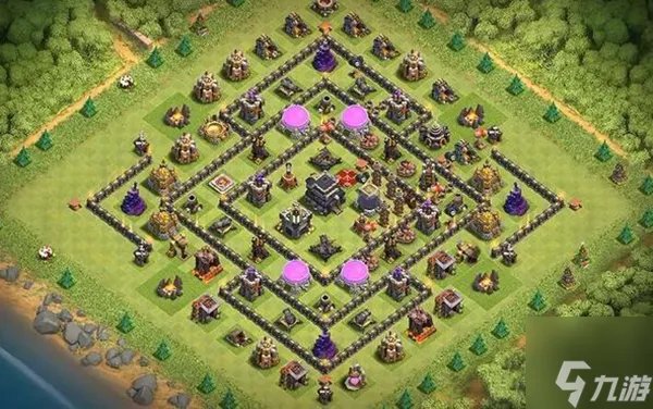 部落冲突9本最强布阵复制链接2023 九本最强阵型2023最新