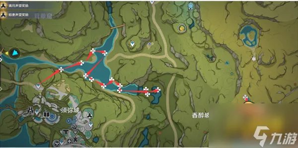 原神月莲在哪 月莲采集路线图一览