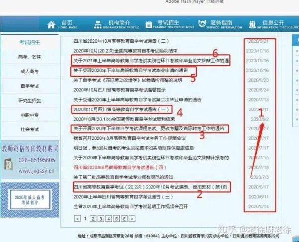 四川省教育考试院官网自考栏怎么用啊?