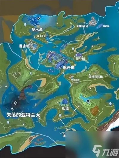 《原神》世界地图全貌介绍