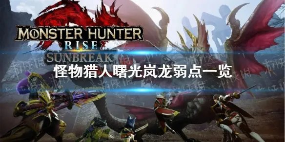 《怪物猎人崛起》曙光岚龙弱什么属性？ 岚龙弱点一览