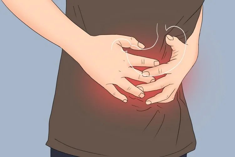 肚子疼位置图片大全