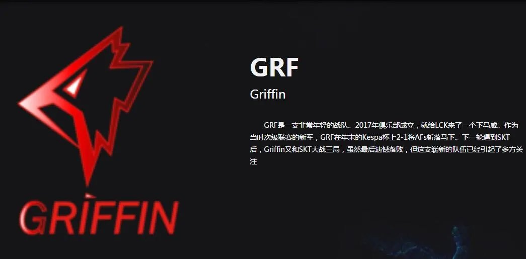 《英雄联盟》GRF战队介绍