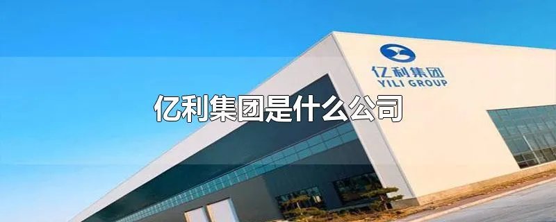 亿利集团是什么公司