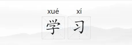 学习的拼音