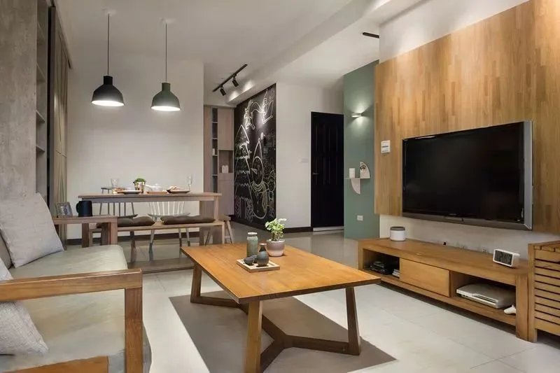 看完这20款电视背景墙，终于明白为何原木风这么火了！！