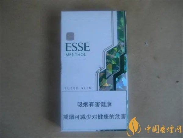 韩国esse爱喜香烟价格表图 esse爱喜薄荷多钱一盒(这4款凉烟最好抽)
