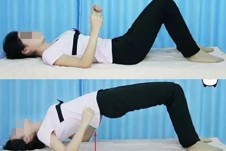 4个简易动作缓解腰痛图解