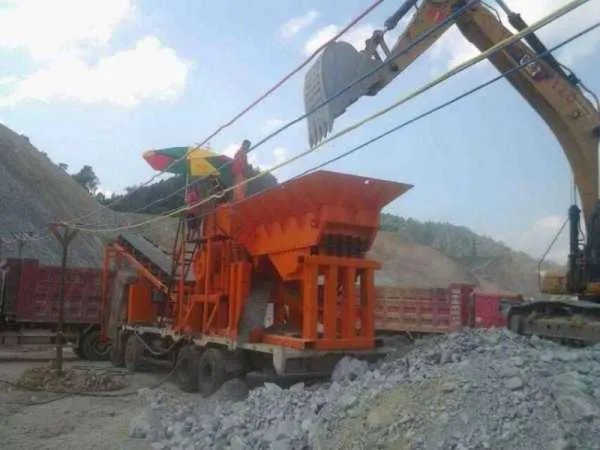 移动式破碎机大概多少钱,移动石子破碎机售价可带