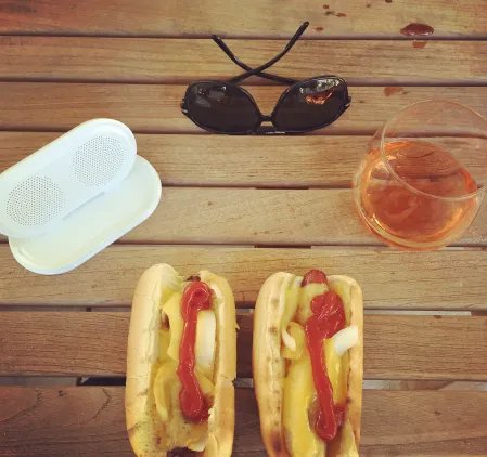 热狗的英语怎么说