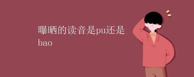 曝晒的读音是pu还是bao