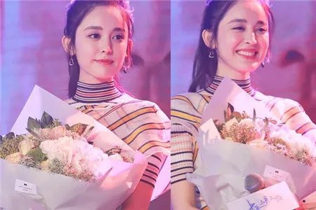 古力娜扎晒大披萨 渣渣心里也有一个歌手梦