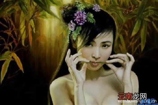 东方神女李勤凸点 李勤油画作品欣赏