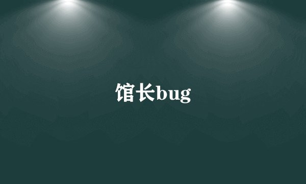 馆长bug