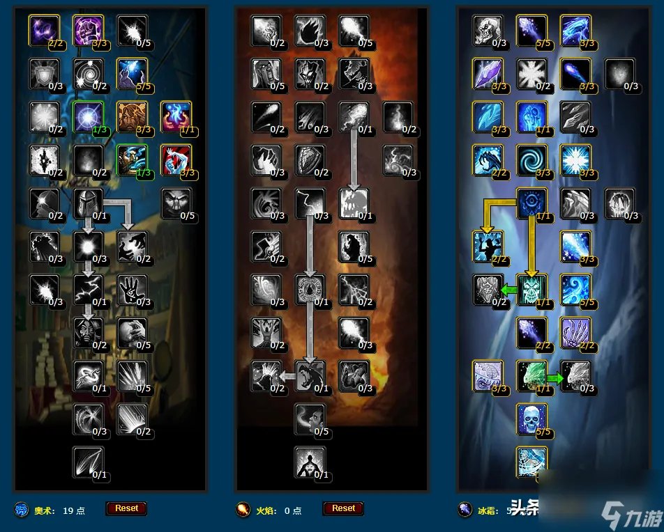 魔兽世界pvp冰法天赋选择 法师三系天赋攻略