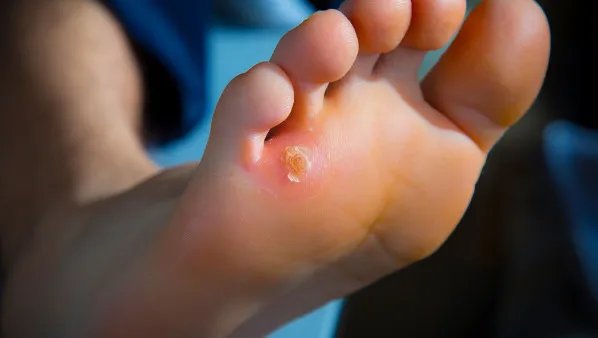 脚上起水泡怎么治疗