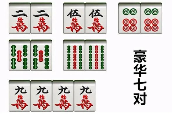 麻将胡牌牌型图解大全,八种胡法图片