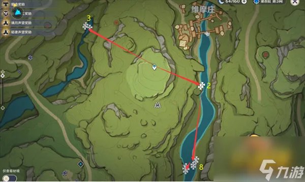 原神月莲在哪 月莲采集路线图一览