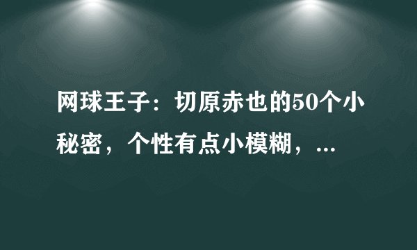 网球王子：切原赤也的50个小秘密，个性有点小模糊，经常迷路
