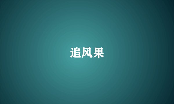 追风果