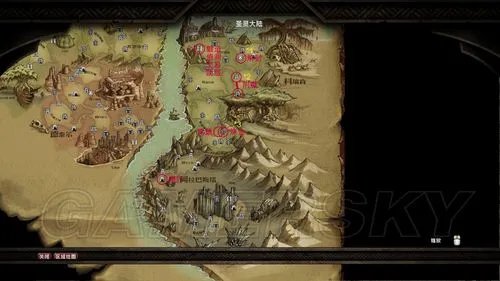 《阿玛拉王国：惩罚》各技能训练师出没点附图版