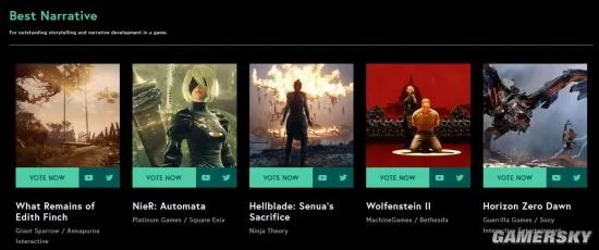 TGA 2017中国玩家最爱作品提名 《王者荣耀》上榜