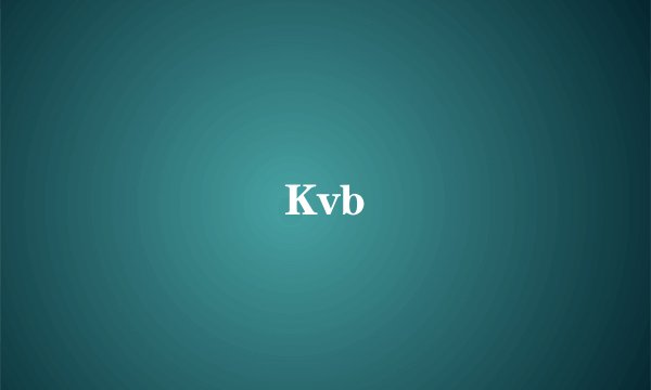 Kvb