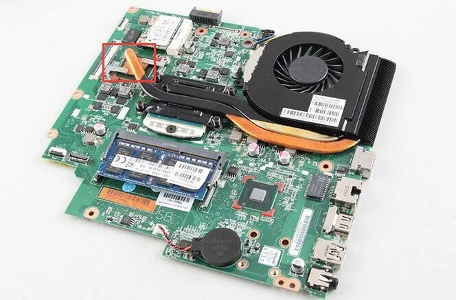 惠普笔记本dv2500,显卡的位置在哪