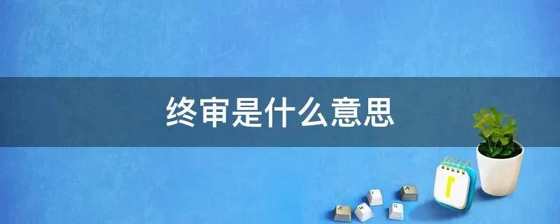 终审是什么意思