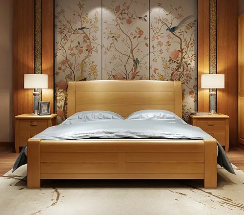 双人床实木床如何挑选 双人床实木床尺寸一般是多少