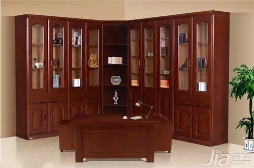 转角书柜效果图欣赏