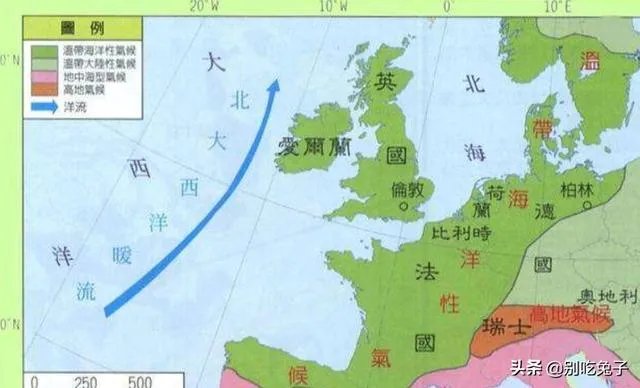 法国的气候类型？