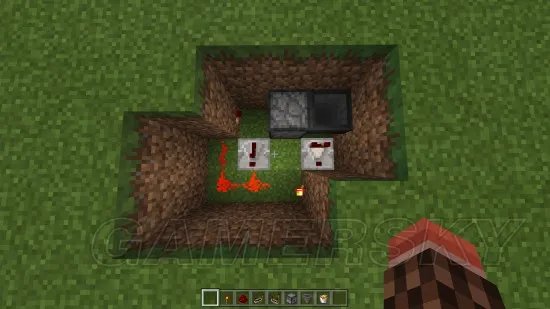 《我的世界》自动垃圾桶制作图文教程 怎么制作垃圾桶