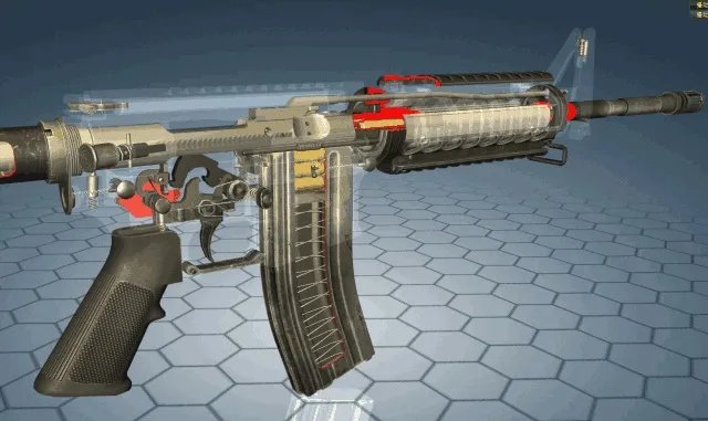 自动步枪的自动原理