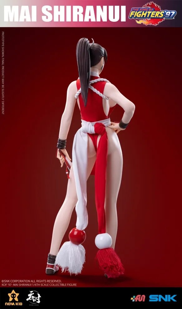 性感火辣！《拳皇97》不知火舞1/6可动包胶手办发布