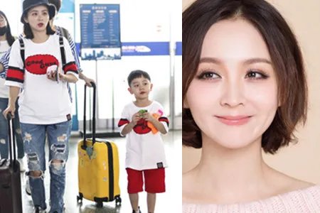 邓莎全家福首曝光 大麟子爸爸终于不再神秘了