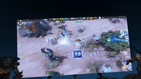 Steam VR宣传片发布：身临Dota2现场 电棍好鞭法！