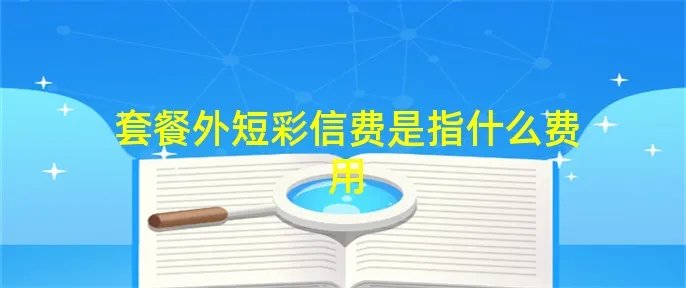 套餐外短彩信费是指什么费用