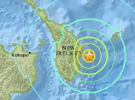 新爱尔兰发生地震有没伤亡?
