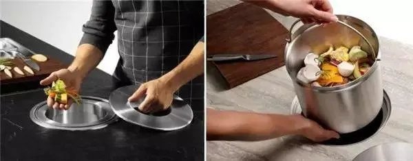 厨房里的垃圾箱,现在流行这样设计!