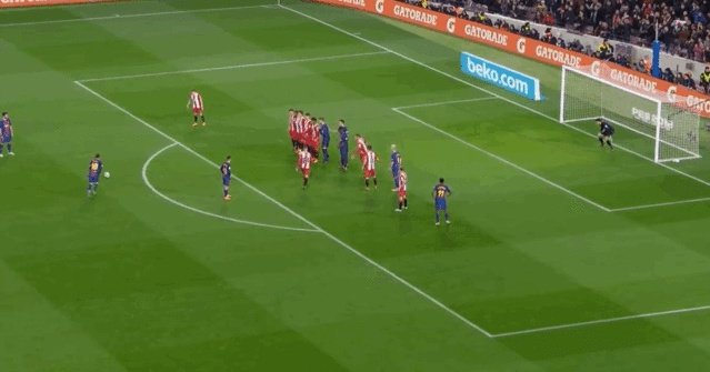 梅西连续三场任意球破门，已两次完成壮举，梅西的任意球是否已当世最强？