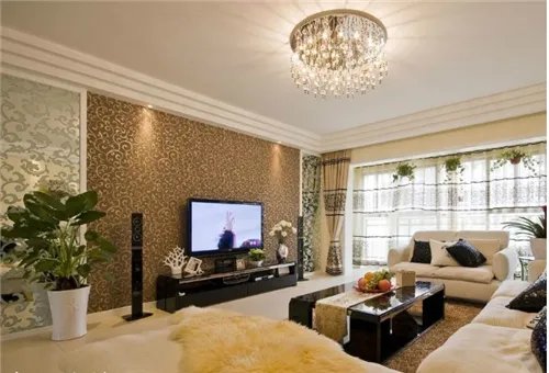 家装客厅吊顶效果图   目前最常见的几款客厅吊顶