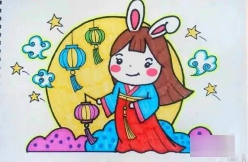 关于中秋节的画有哪些