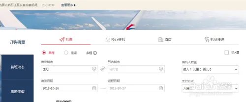 怎么在东航官网查询机票信息?