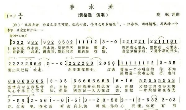关于春天的歌曲有哪些?