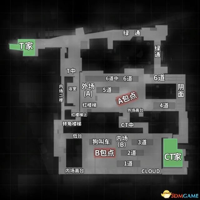 CSGO全地图中英文名字报点位地图地形详情一览