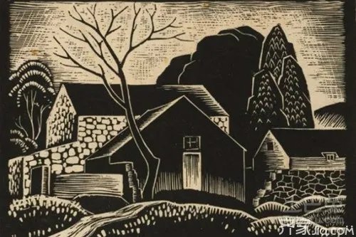 黑白木刻技法   黑白木刻版画的技法及风格