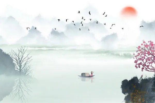 古诗日出江花红胜火的下一句是什么 日出江花红胜火下一句古诗