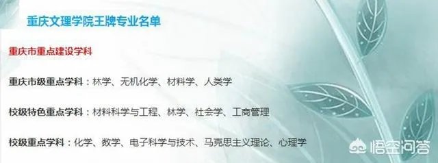 重庆文理学院究竟是一所什么档次的大学？哪些专业好？ ？