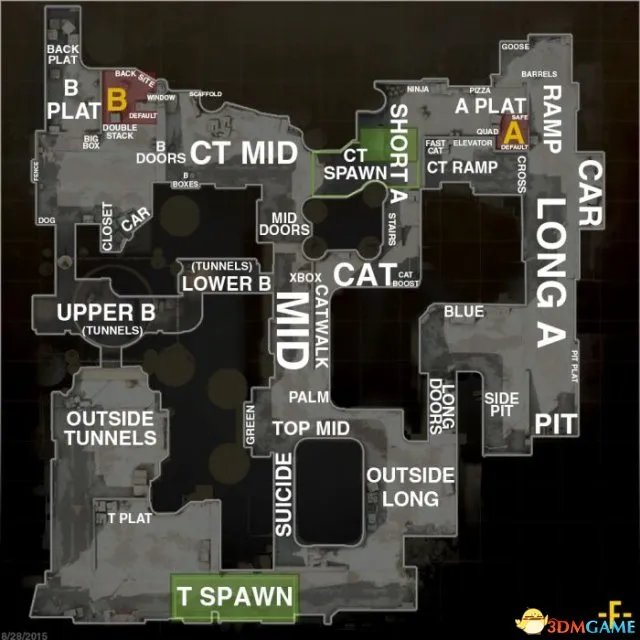 CSGO全地图中英文名字报点位地图地形详情一览